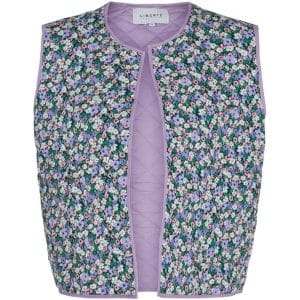 Liberté dame quiltet vest ABBY - Purple Flower