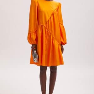 Gestuz Hesla Kjole 10906964 151157 Flame Orange, Størrelse: 36, Farve: Flame Orange, Dame