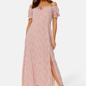 BUBBLEROOM Allison long dress Pink / Patterned XL
