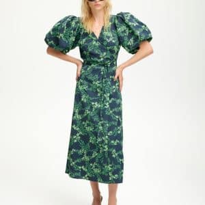 Gestuz Omaiagz Wrap Kjole 10907082 104379 Grøn, Størrelse: 36, Farve: Grøn, Dame