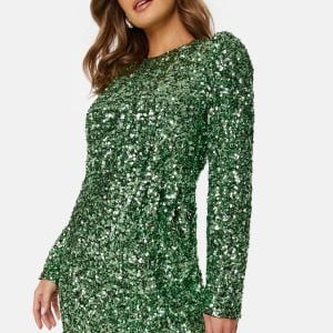 SELECTED FEMME Colyn LS Short Sequins Dress Loden Frost 34