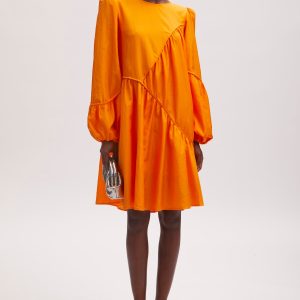 Gestuz Hesla Kjole, Farve: Flame Orange, Størrelse: 36, Dame