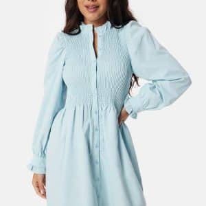 ONLY Onlida Aspen Smock Dress Clear XS
