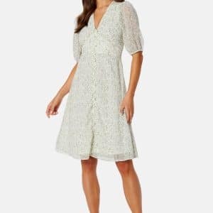 BUBBLEROOM Mirelle dress Green / Patterned 36