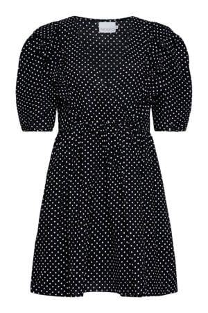 Noella - Kjole - Jace Dress Cotton - Black Dot