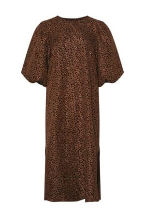 Noella - Kjole - Reno Pastis Long Dress - Chocolate