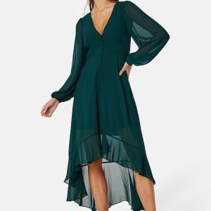 Bubbleroom Occasion Desiree High-Low Dress Dark green 46