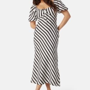 FOREVER NEW Stripe Midi Dress Royston Stripe 40