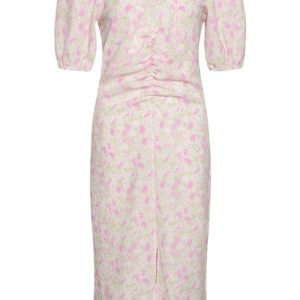 Noella - Kjole - Rudy Long Dress - Pale Green/Pink