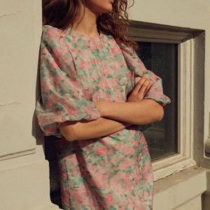 Noella Kjole - Pastis - Dealyn Print