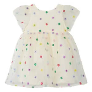 NAME IT Tyl Kjole Frigga Oatmeal