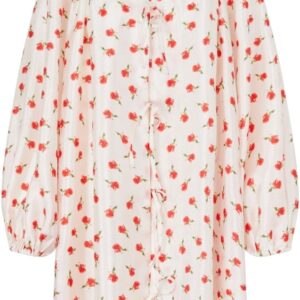 2067 Flat Textured Poly, Voluminous Bow Dress