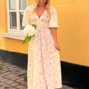 A-View - Kjole - Tabita New Dress - Rose/Green