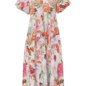 Y.A.S - Kjole - Rosalla 2/4 Long Dress S. - Pristine Rosalla print